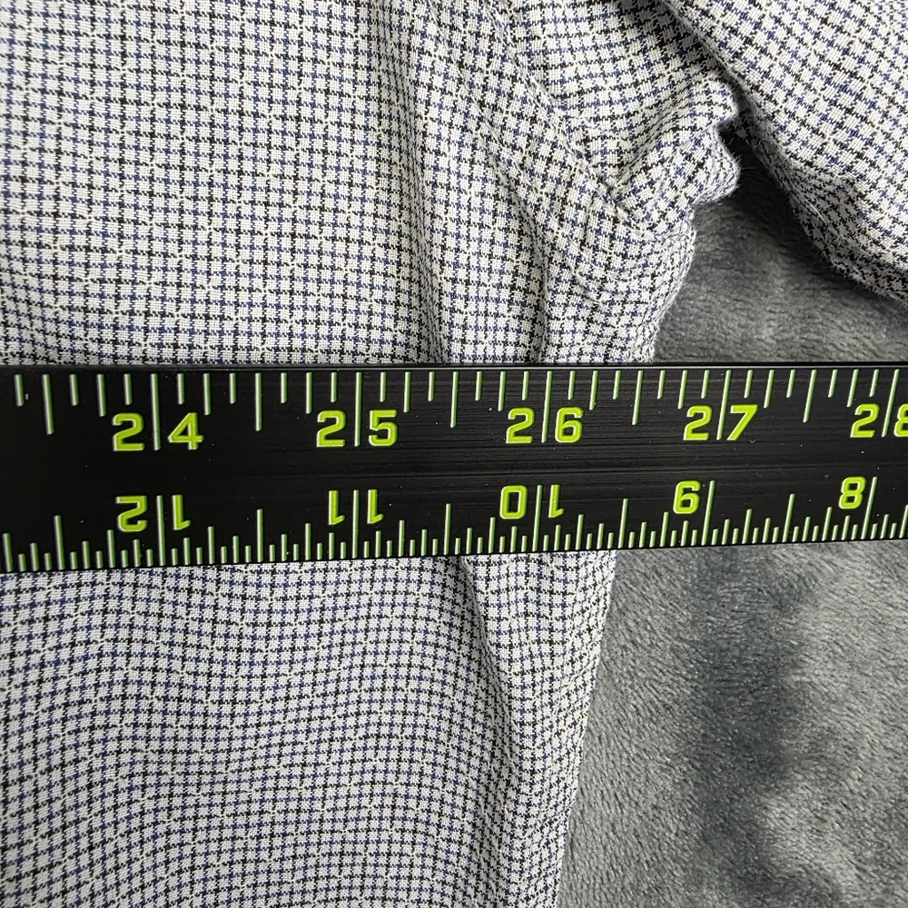 Vintage Chaps Ralph Lauren Mens Grey Long Sleeve Unique Textured Pattern Sz XL - Picture 5 of 6